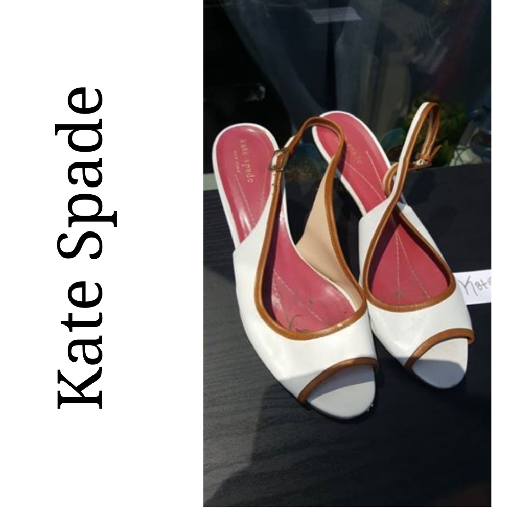 Kate Spade Open toe sling backs
